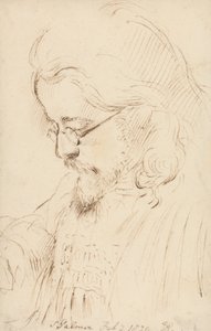 Portrett av Samuel Palmer, hode og skuldre av George Richmond