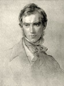 Portrett av Sir Joseph Dalton Hooker. 1855 (grafitt på papir)