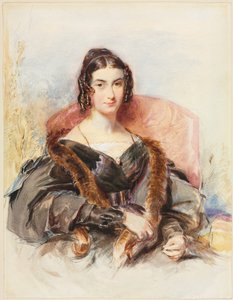 Portrett av en kvinne, ca. 1830-1835. av George Richmond