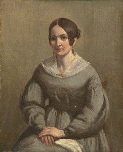 Portrett av en ung kvinne, av George Richmond