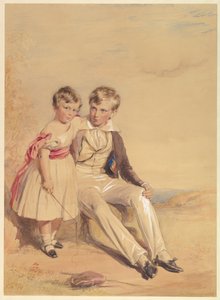 Portrett av to barn av George Richmond