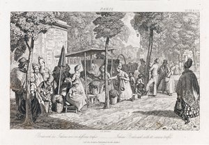 Boulevard Des Italiens, ca. 1821 (radering)