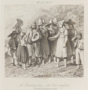 Interessant historie, St. Gilgin, ca. 1821 (radering)