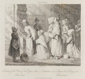 Saluting Virgin, Wien, ca. 1821 (radering)