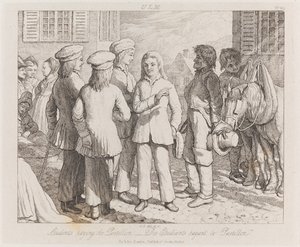 Studenter, Ulm, ca. 1821 (radering)