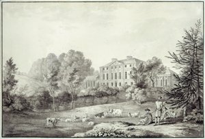 A View of Kenwood (blyant på papir) av George Robertson