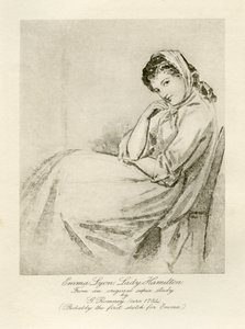Emma Lady Hamilton av George Romney