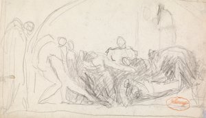 Figursammensetningsstudie 22 av George Romney