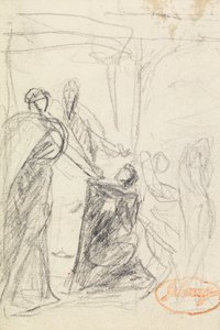 Figursammensetningsstudie 40 av George Romney