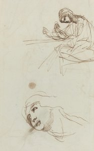 Figurstudier [verso] av George Romney