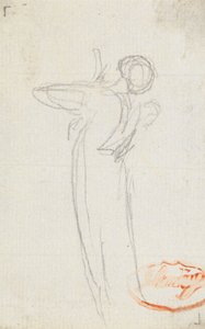 Figurstudie elleve av George Romney
