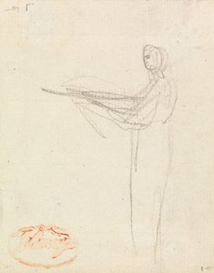 Figurstudie tolv av George Romney