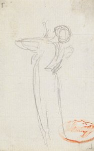 Figurstudie elleve av George Romney