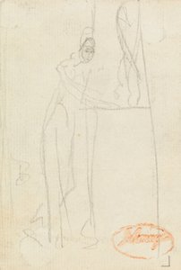 Figurstudie Tretten av George Romney