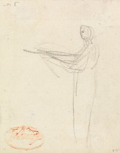 Figurstudie tolv av George Romney