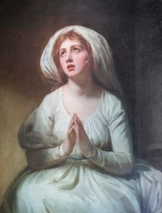 Lady Hamilton i bønn av George Romney