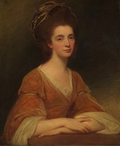 Mrs. Charles Frederick Martha Rigden, død 1794. av George Romney