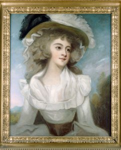 Mrs Tickell (olje på lerret) av George Romney