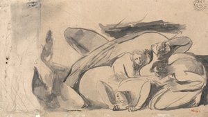 Fengselsscene av George Romney