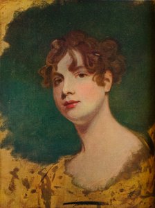 Skisse av et kvinnelig hode, 1700-tallet av George Romney