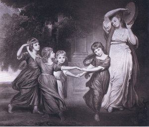 Gower-familien, Bibbys Annual, 1916-1917 av George Romney