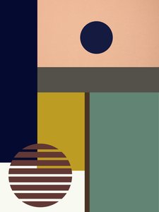Abstrakt puslespill, det 21. århundre (illustrasjon)