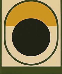 Svart sol-omvending, 2025 (akryl på lerret)