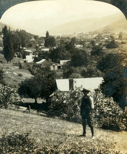Fugleperspektiv av Wandiligong, Victoria, Australia, c1909.