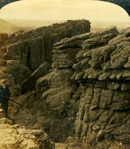 The Edge of Wonderland, Grampians, Victoria, Australia..., 1908. av George Rose