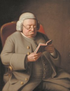 Portrett av Isaac Brodeau som leser en bok, 1700-tallet