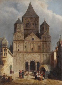 Utsikt over Marmoutier, Bas-Rhin, Frankrike av George Row Clarke