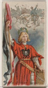 Battle of Sedan, Tyskland, fra Holidays-serien N80 for Duke-sigaretter, 1890., 1890. av George S. Harris and Sons