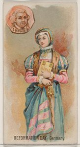 Reformation Day, Tyskland, fra Holidays-serien N80 for Duke-sigaretter, 1890., 1890.