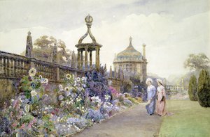 Montacute, Solsikker, 1886 av George Samuel Elgood