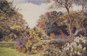 Stone Hall, Easton, vennskapshagen av George Samuel Elgood