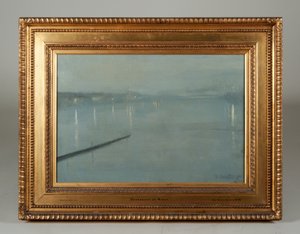 Dordrecht, Nederland, om natten