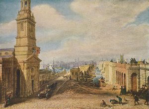 London Bridges gamle og nye, 1831, 1920