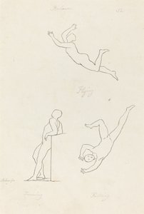 Lener, flyr og faller av George Scharf after John Flaxman