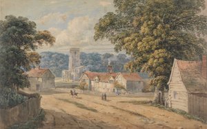 Landsbyen Aldbury, Hertfordshire