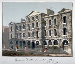 Giltspur Street Compter, City of London, 1812. av George Shepherd
