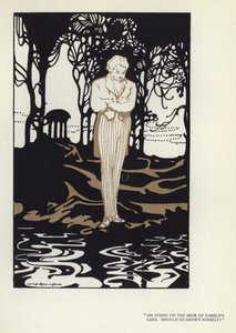 Illustrasjon for The Happy Hypocrite av Max Beerbohm (litho-farge) av George Sheringham