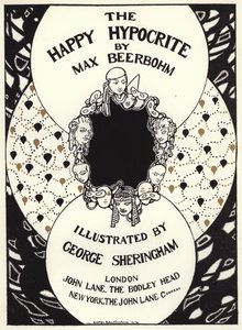Illustrasjon for The Happy Hypocrite av Max Beerbohm (farge litho) av George Sheringham