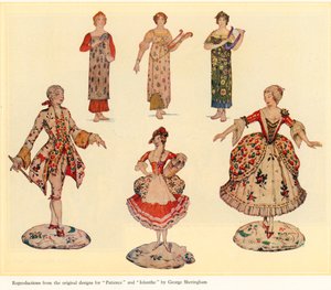 Originale design for Patience og Iolanthe av George Sheringham