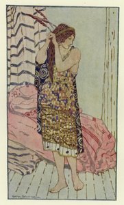 Hun var veldig vakker og mild (farge litho)