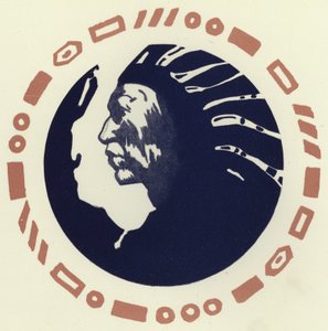 Den dårlige indianeren (farge litho) av George Sheringham