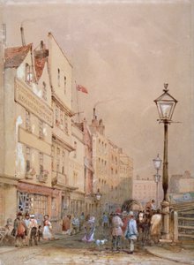 Utsikt over Smithfield Market, City of London, 1844.