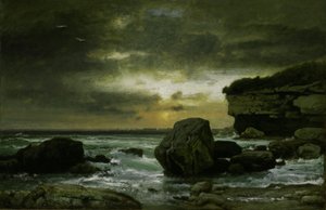 En marinesoldat, ca. 1874-75 av George Snr. Inness