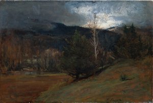 november i Adirondacks, ca. 1885 av George Snr. Inness
