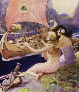 Jason and the Argonauts: The Sirens (farge litho)