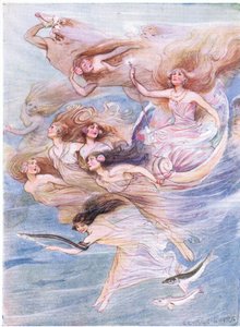 Queen Galatea, fra The Heroes utgitt av George Allen og Unwin 1929 av George Soper